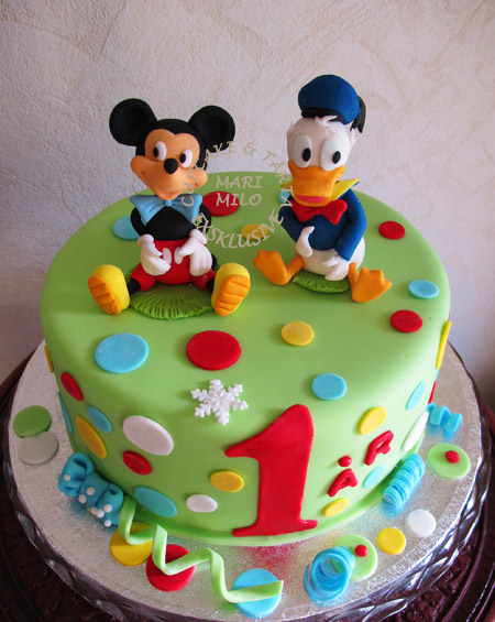 Mickey Mouse tårta
