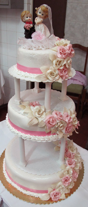 bröllopstårta