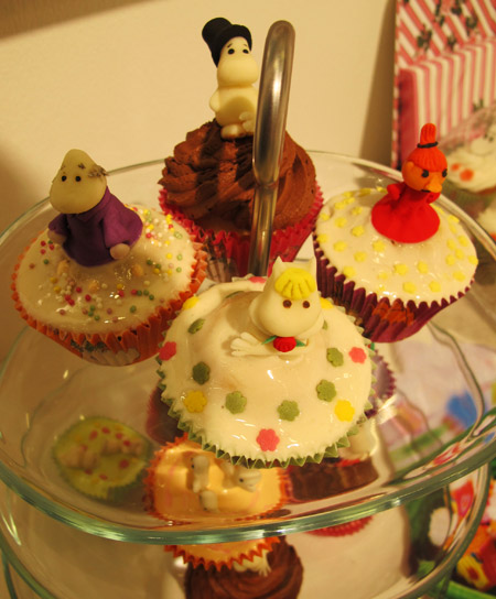 Cupcakes med mumin motiv by Nellie