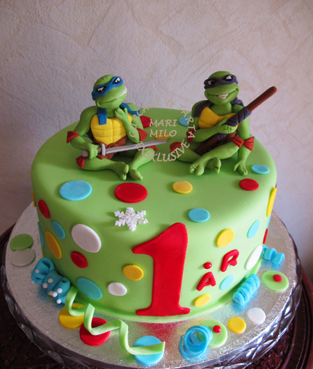 Ninja Turtles tårta